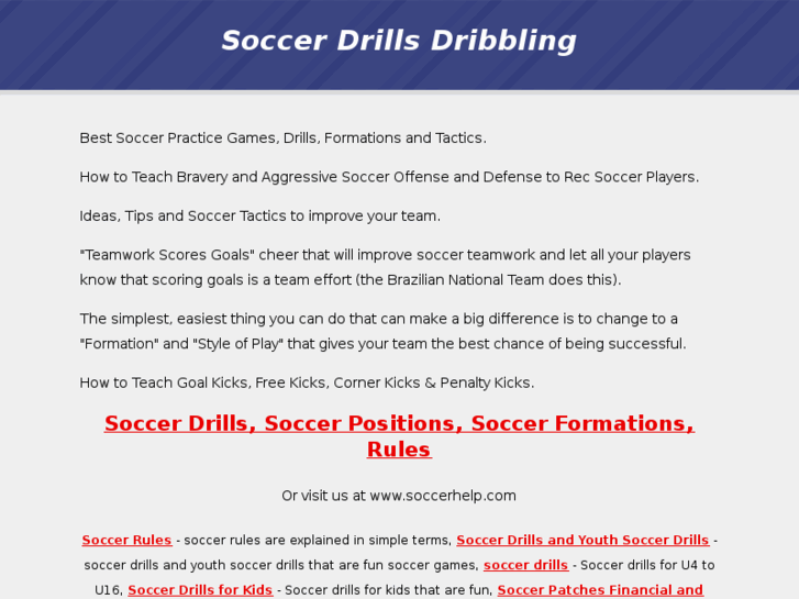 www.soccerdrillsdribbling.com