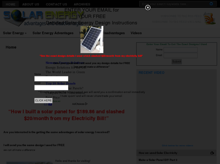 www.solarenergyadvantagesdisadvantages.com