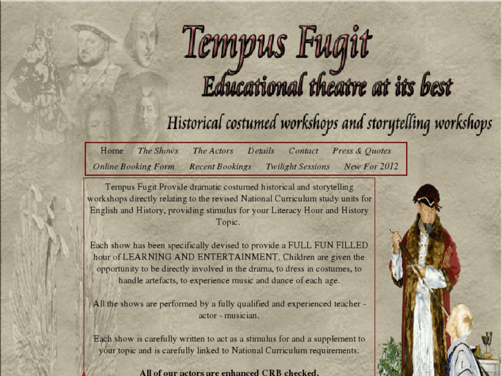 www.tempus-fugit-educational-theatre.com