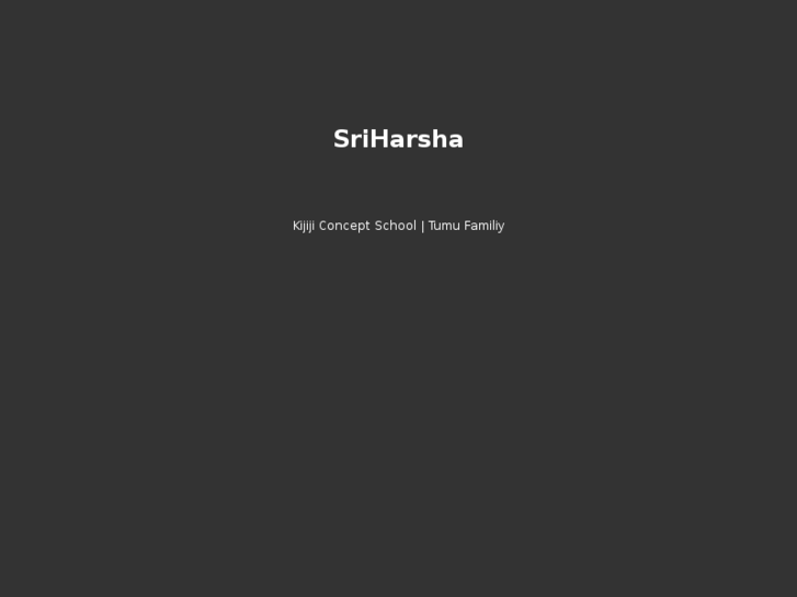 www.tumusriharsha.com
