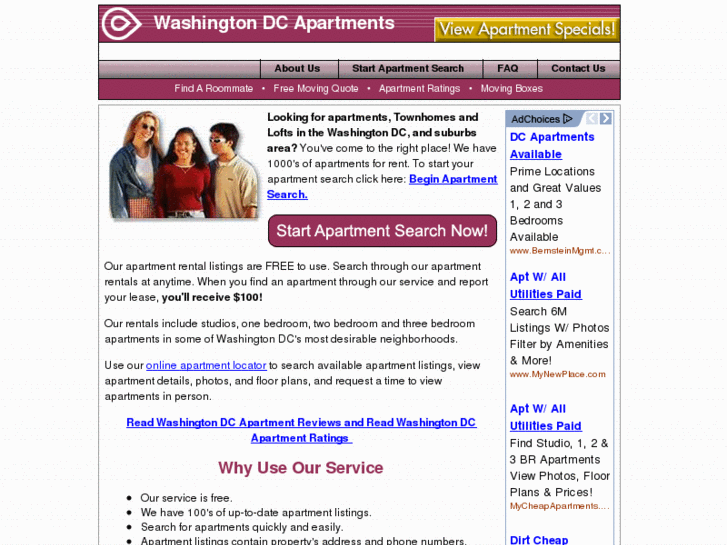 www.washington-dc-apartments.net