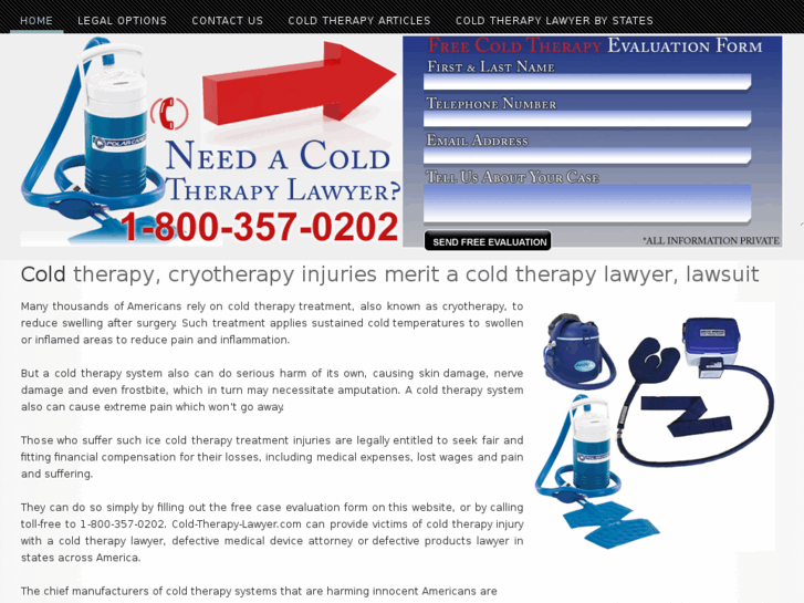 www.cold-therapy-lawyer.com