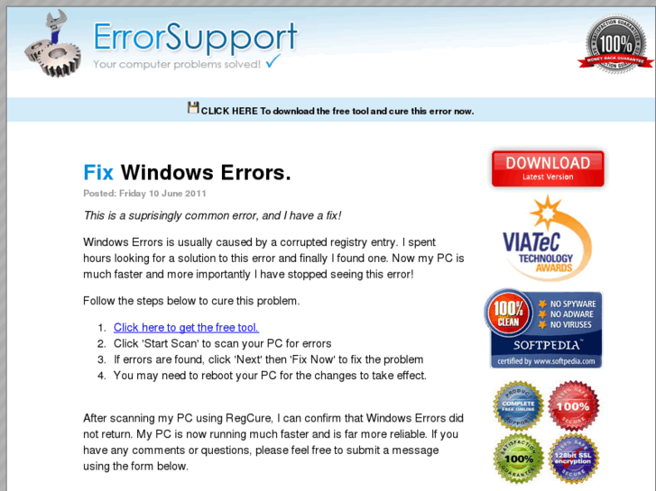 www.errorsupport.org