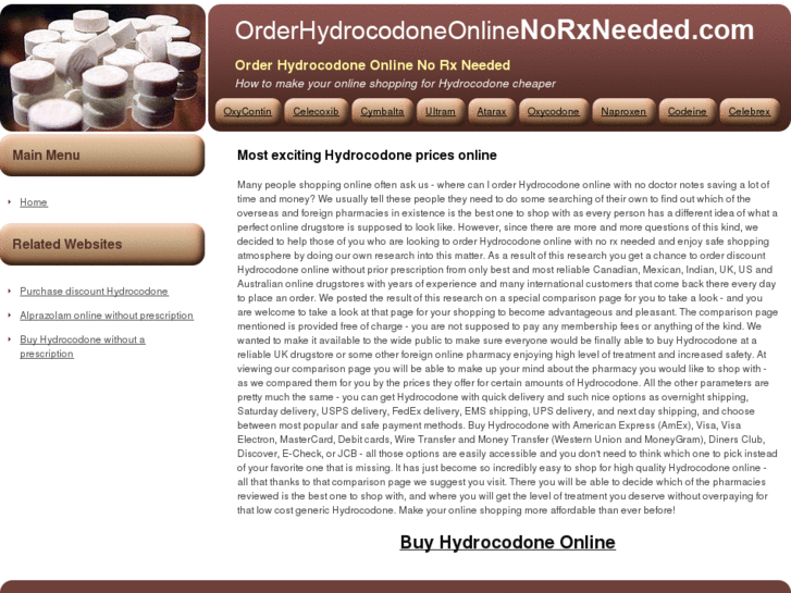 www.orderhydrocodoneonlinenorxneeded.com