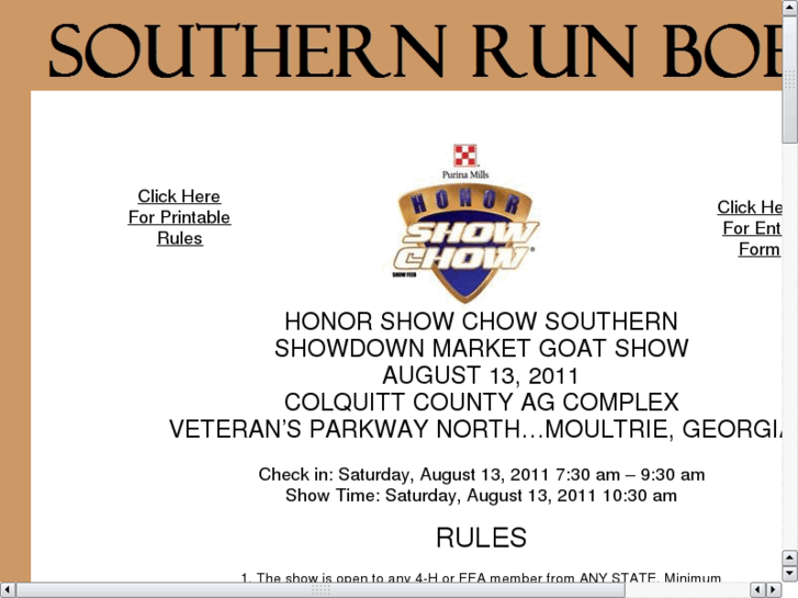 www.southernrunboers.com