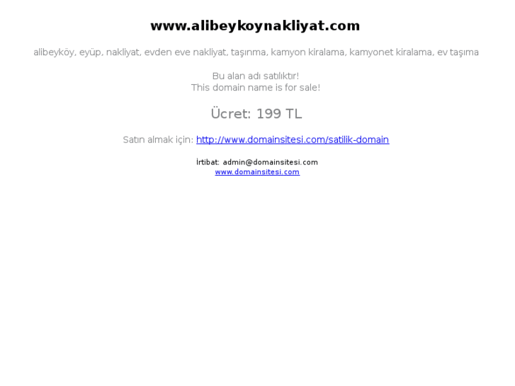 www.alibeykoynakliyat.com