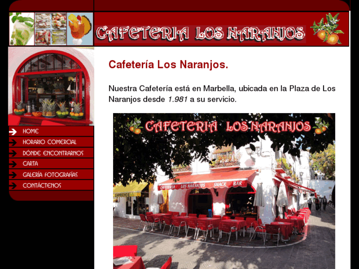 www.cafeterialosnaranjos.es