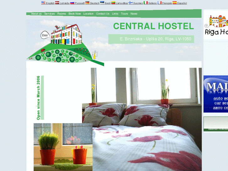 www.centralhostel.lv