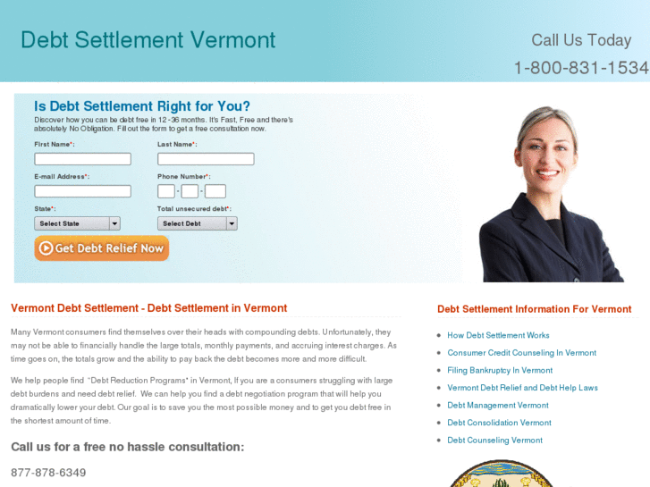 www.debtsettlementvermont.com