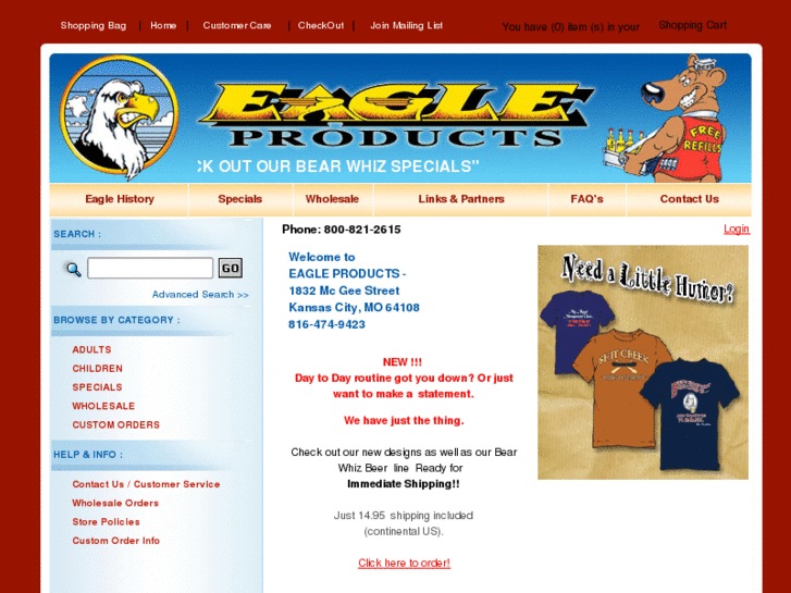 www.eagletshirts.com