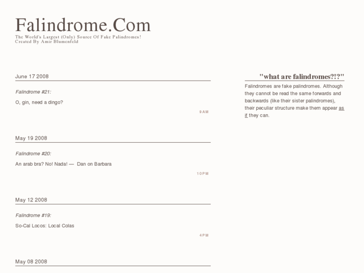 www.falindrome.com