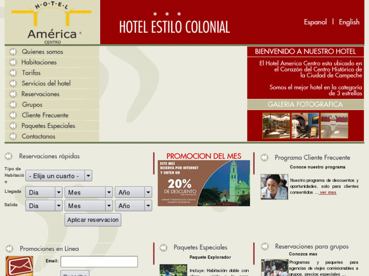 www.hotelamericacampeche.com