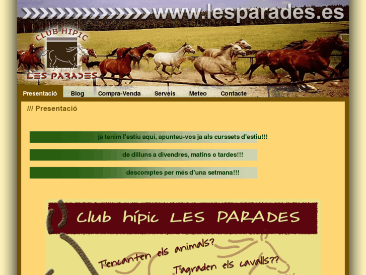 www.lesparades.es