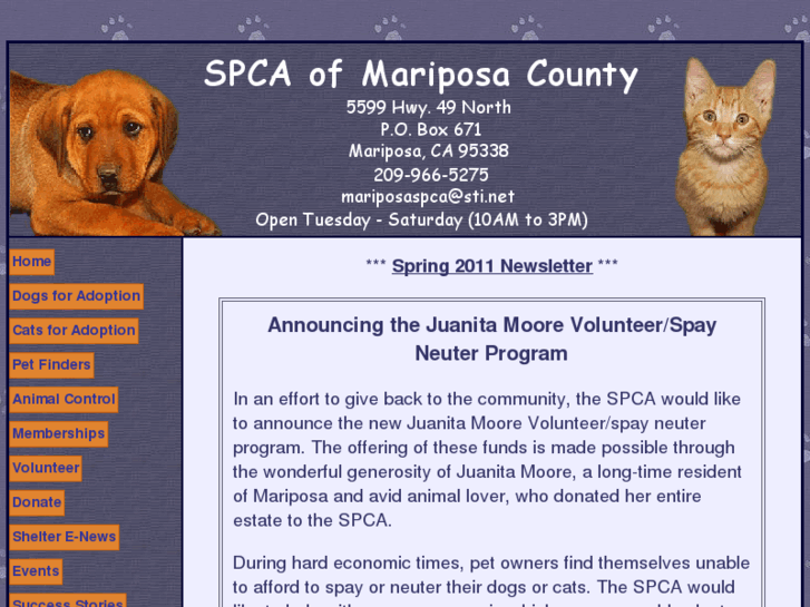 www.mariposaspca.org