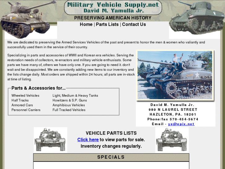 www.militaryvehiclesupply.net