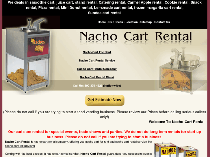 www.nacho-cart-rental.com