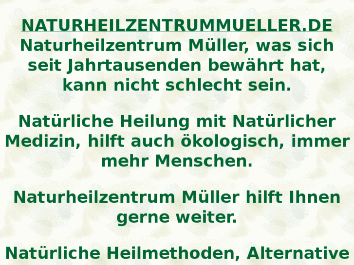 www.naturheilzentrummueller.de