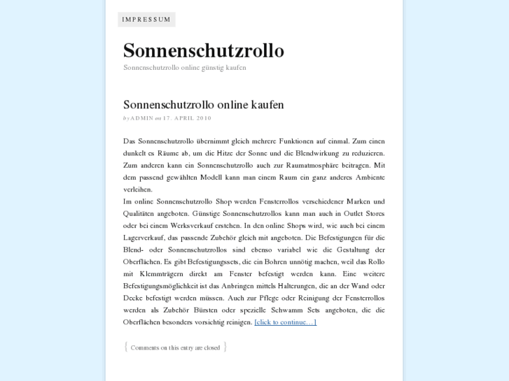 www.sonnenschutzrollo.net