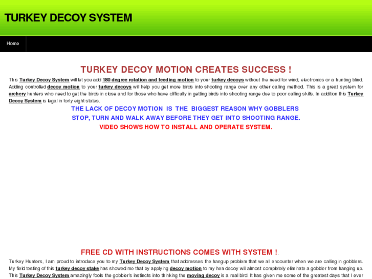 www.turkeydecoysystem.com