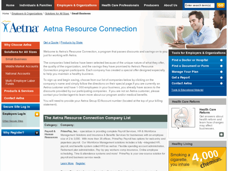 www.aetnaresourceconnection.com