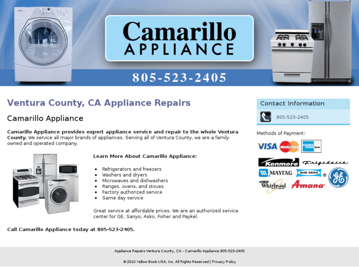 www.camarilloappliance.com