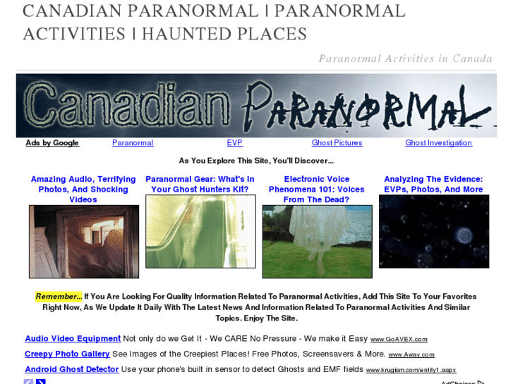 www.canadianparanormal.com