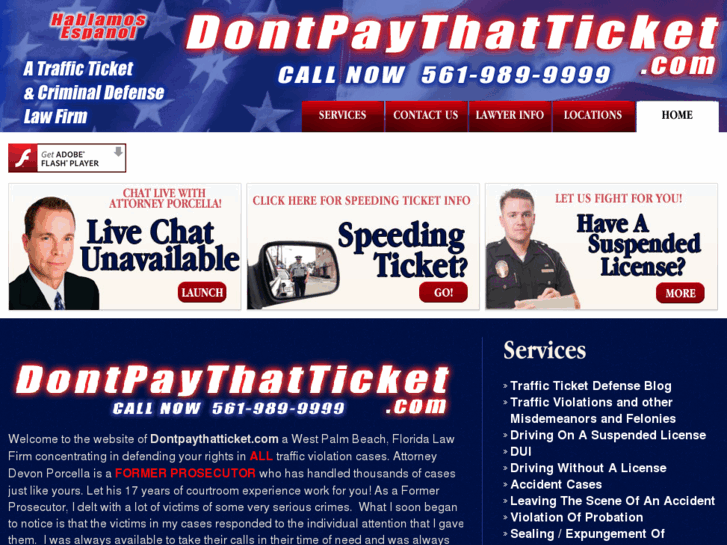 www.dontpaythatticket.biz