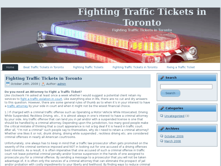 www.fightingtrafficticketsintoronto.com