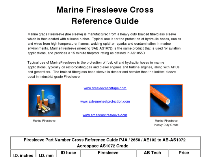 www.marinefiresleeve.com