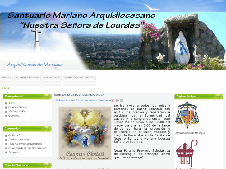 www.santuariodelourdesnicaragua.org