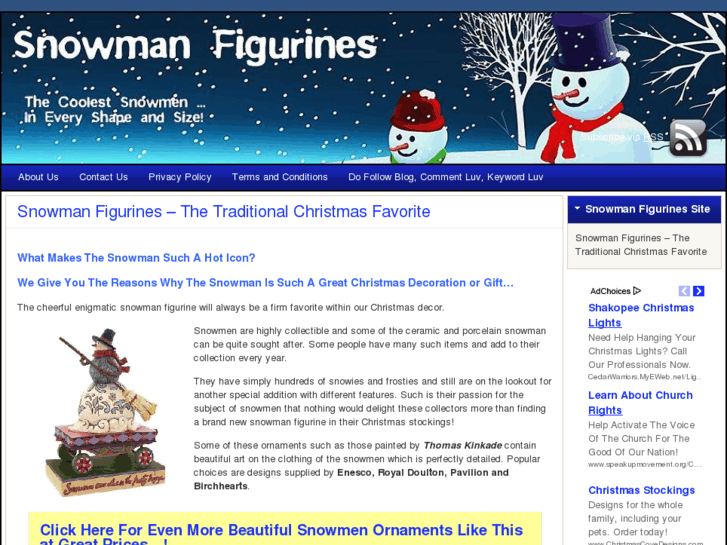 www.snowmanfigurines.net