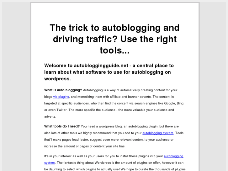 www.autobloggingtools.net