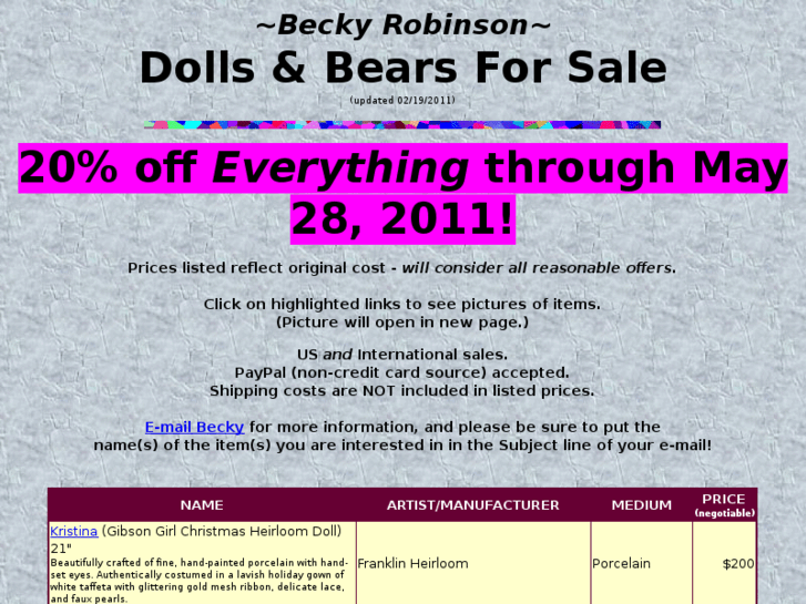 www.beckyrobinson.com