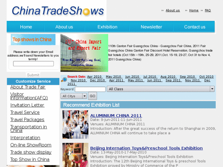 www.chinatradeshows.com