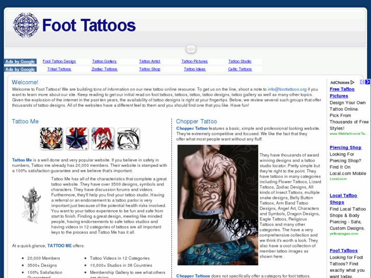 www.foottattoos.org