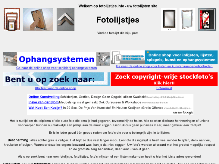 www.fotolijstjes.info