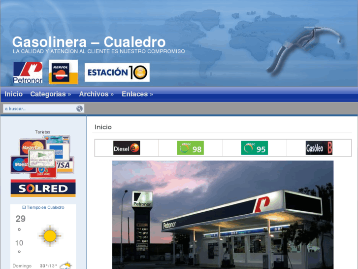 www.gasolinera-cualedro.com