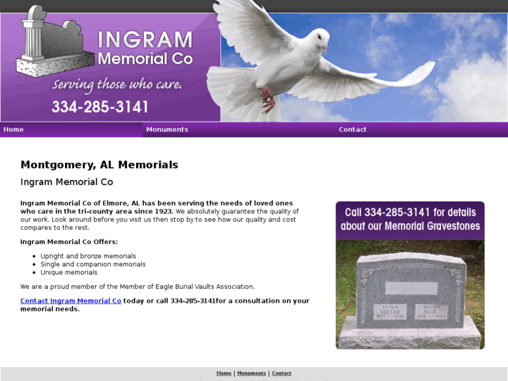 www.ingrammemorialsite.com