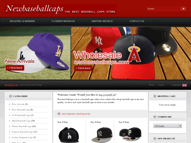 www.newbaseballcaps.com