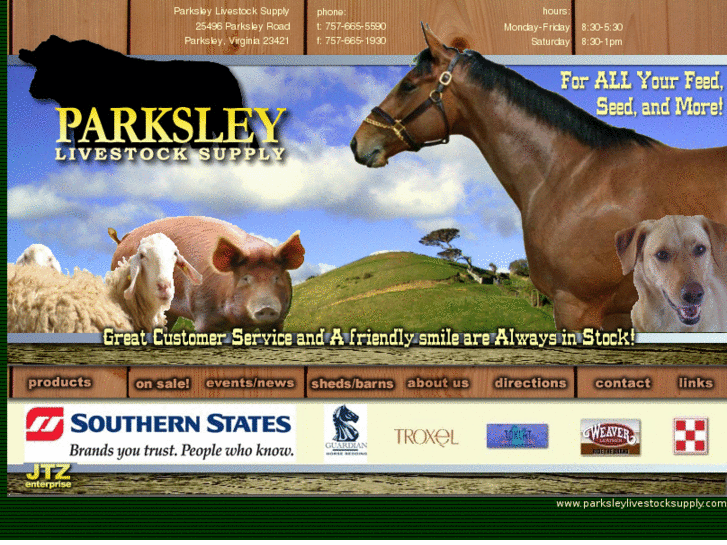 www.parksleylivestocksupply.com