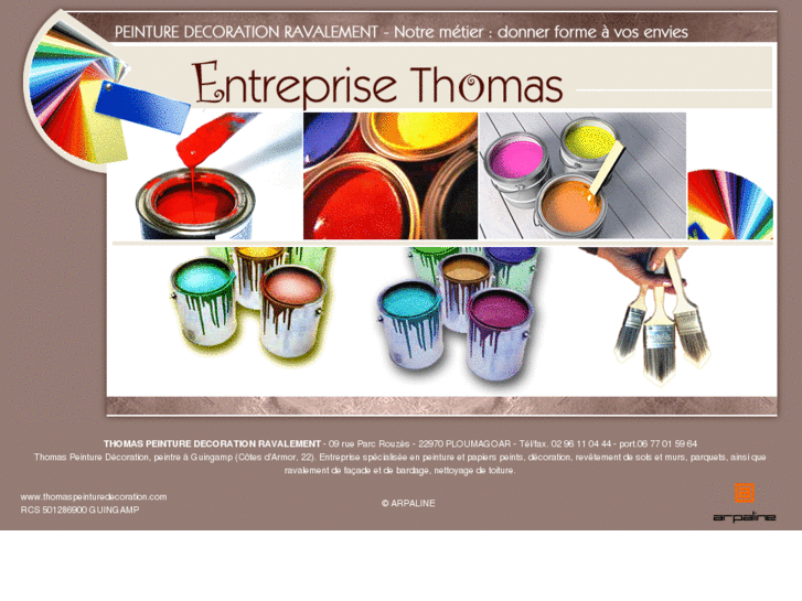 www.thomaspeinturedecoration.com