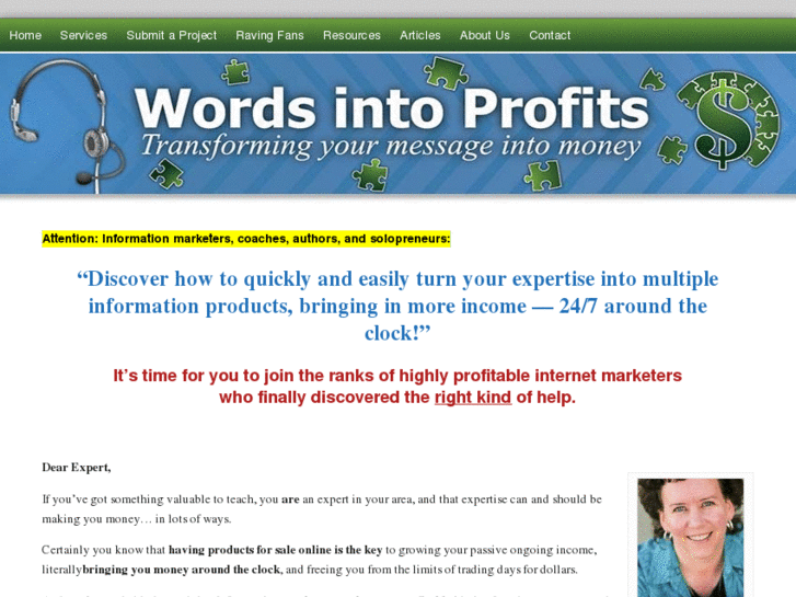 www.wordsintoprofits.com