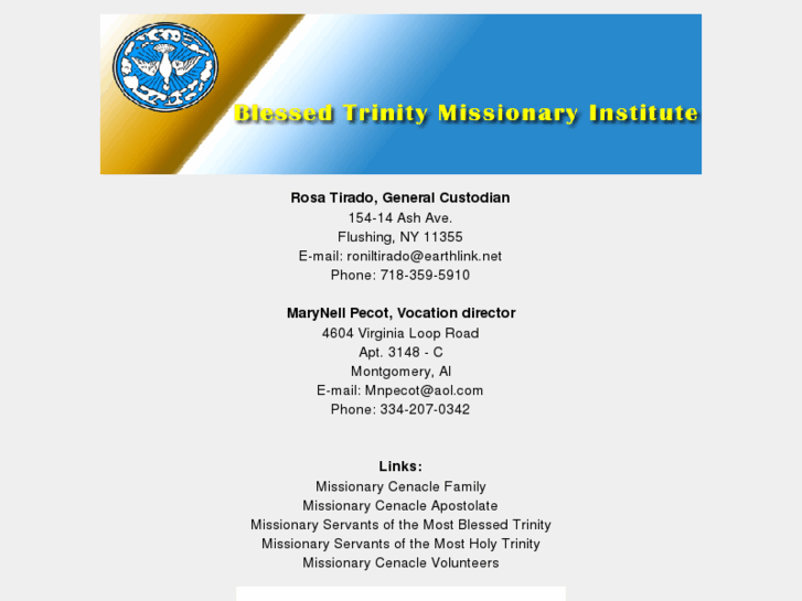 www.blessedtrinitymissionaryinstitute.org