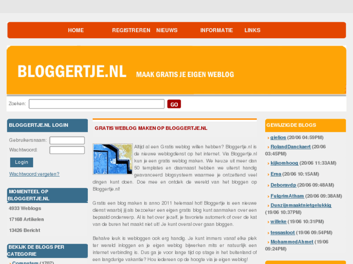 www.bloggertje.nl