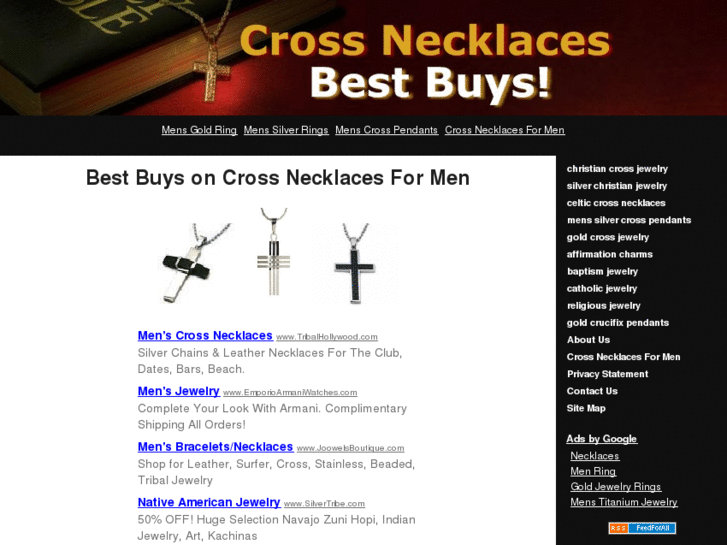 www.crossnecklacesformen.com