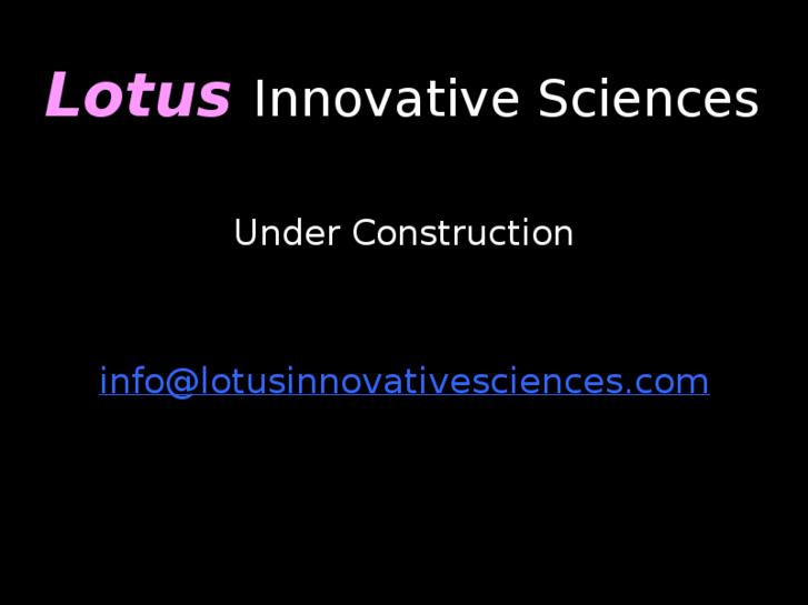 www.lotusinnovativesciences.com