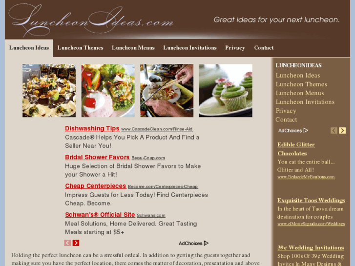 www.luncheonideas.com