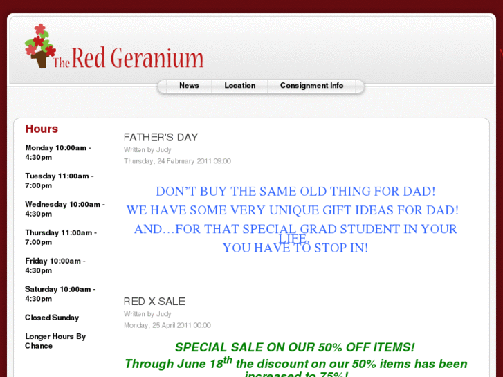 www.redgeranium.net