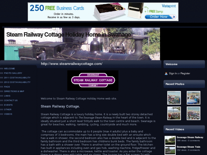 www.steamrailwaycottage.com