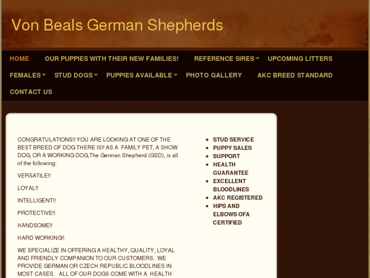 www.vonbealsgermanshepherds.com